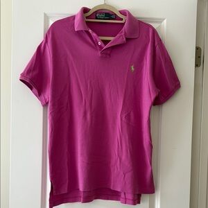 Ralph Lauren Men's Pink Polo Shirt